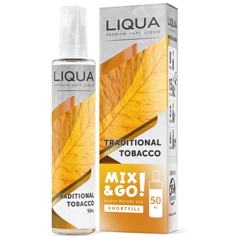 E-Liquide LIQUA 50 ml Mix & Go Classique Traditionnel