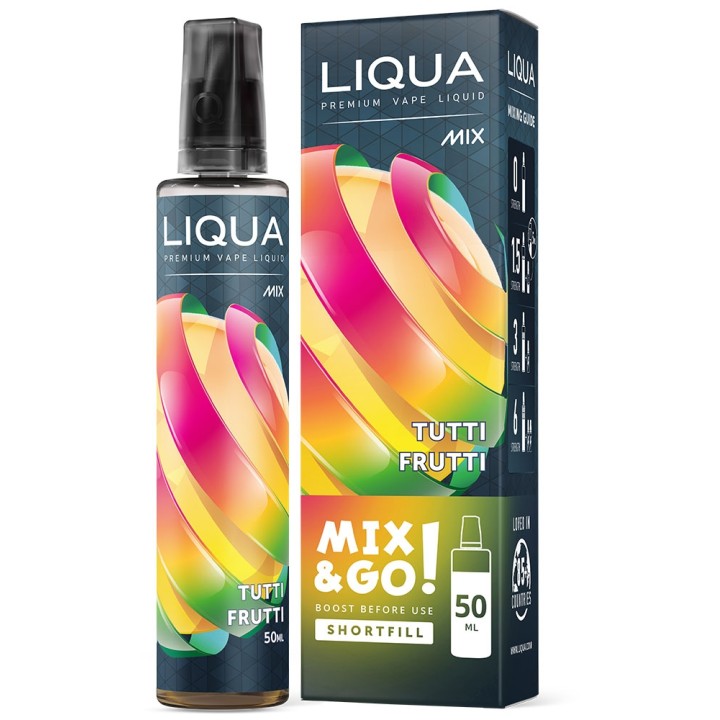 E-liquide Liqua 50 ml Mix & Go Tutti Frutti / Tutti Frutti