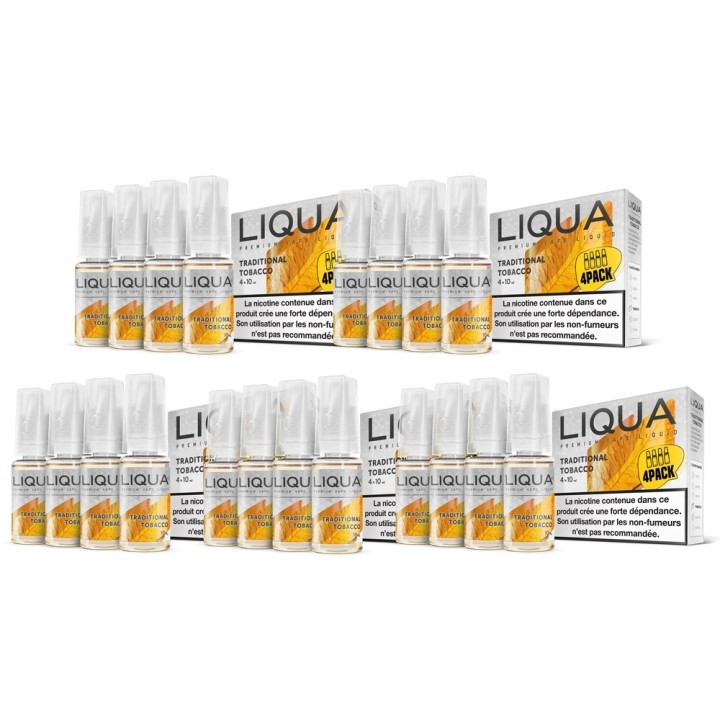 Traditional Tobacco Pack of 20 Liqua