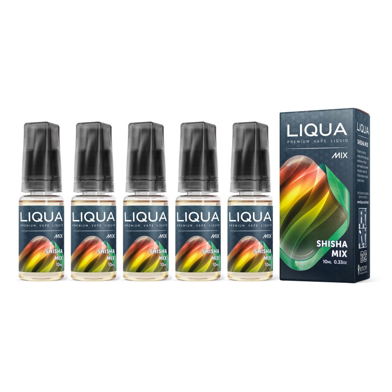 Eliquid LIQUA Shisha Mix Pack of 10 Liqua.fr