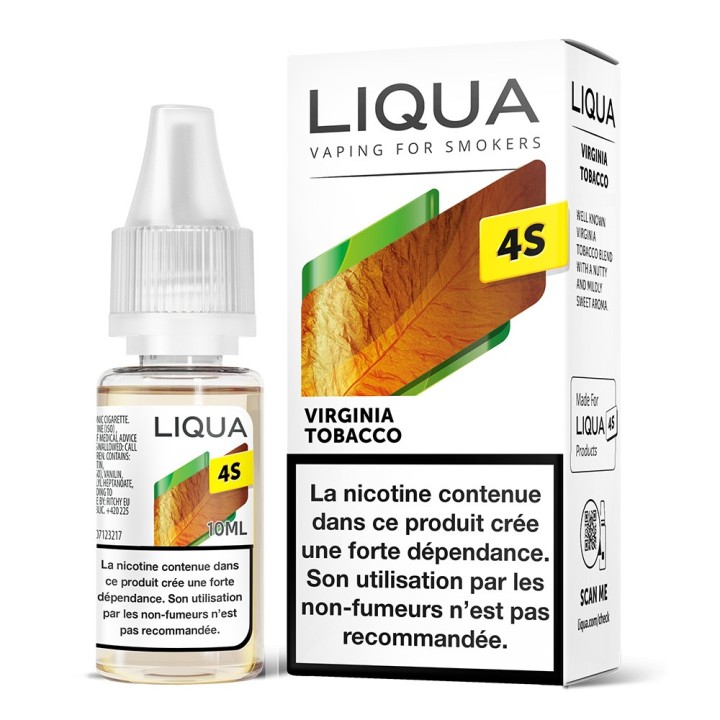 LIQUA 4S Virginia aux sels de nicotine