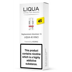 LIQUA 4S Vinci Replacement Atomizers Pack of 5