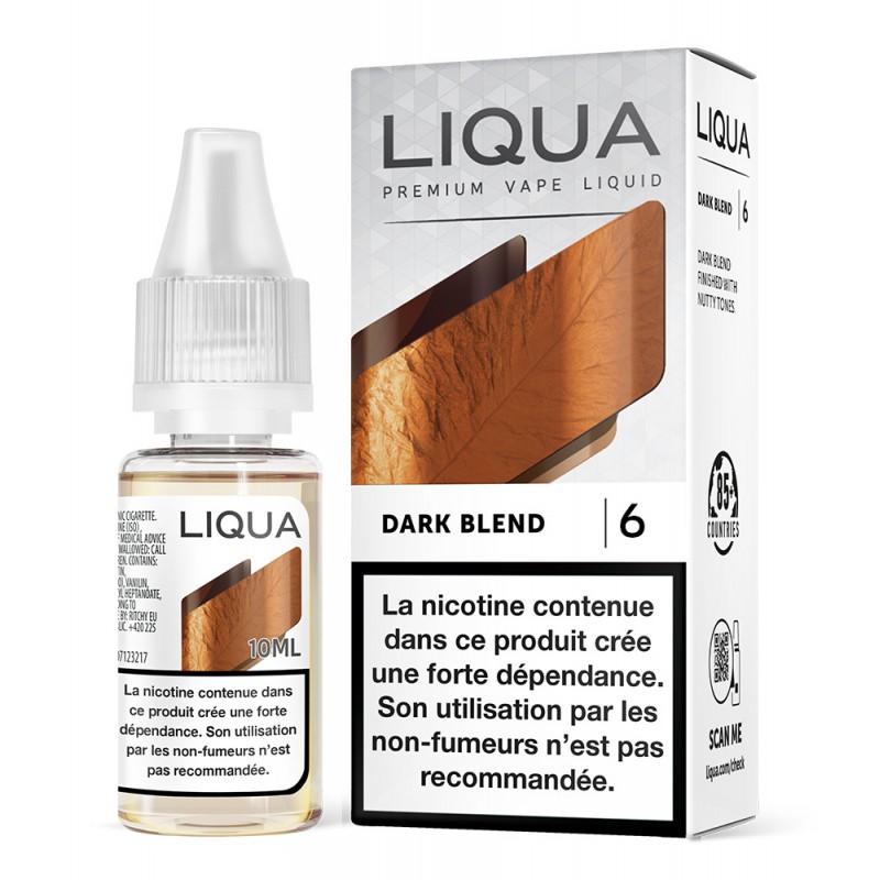 Liqua - E-liquide Classique Brun / Dark Blend (French Pipe)