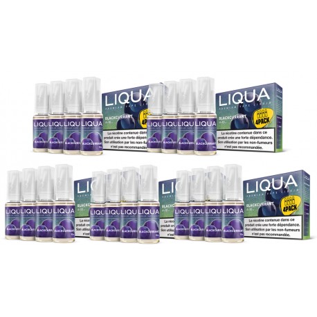 Liqua - Cassis / Blackcurrant Pack de 20