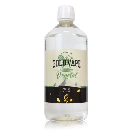 Base origine vgtale 1L Gold Vape 50PG/50VG