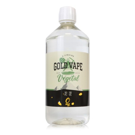 Base origine vgtale 1L Gold Vape 50PG/50VG