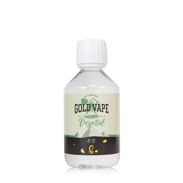 Base origine végétale 200ml Gold Vape 50PG/50VG