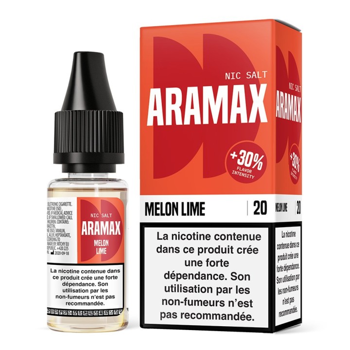Aramax Melon Lime aux sels de nicotine