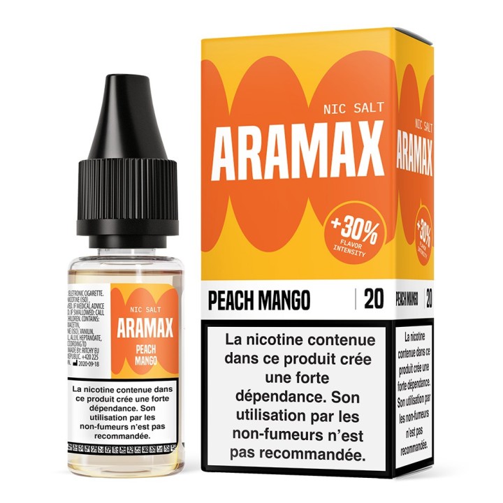 Aramax Peach Mango aux sels de nicotine