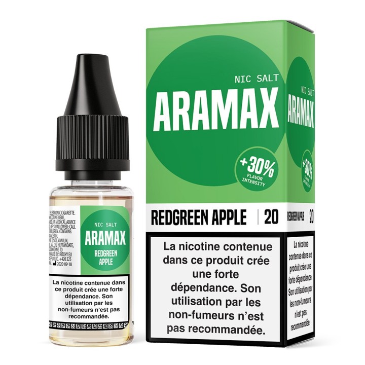 Aramax Red Green Apple nicotine salt