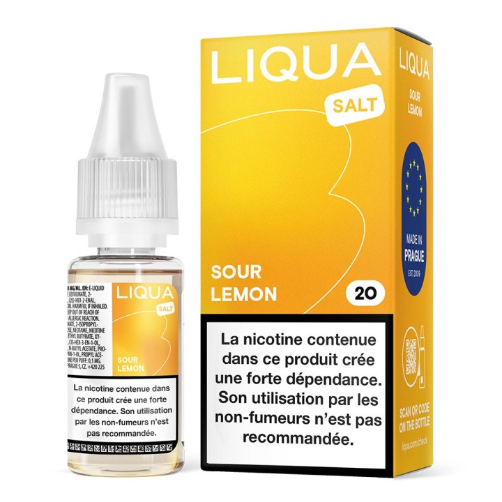 LIQUA Sour Lemon nicotine salt