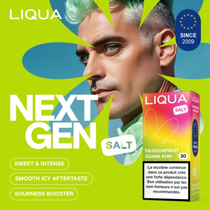 LIQUA Passionfruit Guava Kiwi nicotine salt