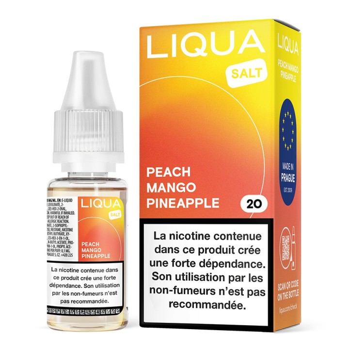 LIQUA Peach Mango Pineapple aux sels de nicotine