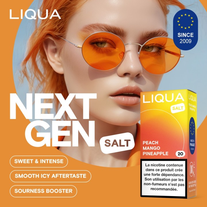 LIQUA Peach Mango Pineapple aux sels de nicotine