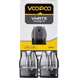 Cartouches VMate V2 1.2 Ohms - Voopoo pack de 2