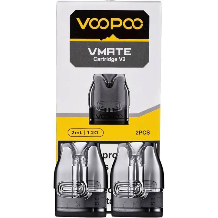 Cartouches VMate V2 1.2 Ohms - Voopoo pack de 2