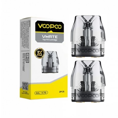 Cartouches VMate V3 0.7 Ohms - Voopoo pack de 2