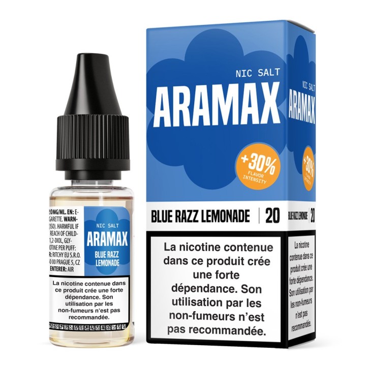 Aramax Blue Razz Lemonade nicotine salt