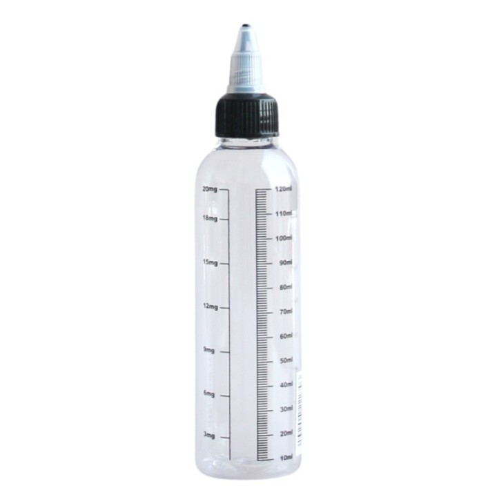 Flacon vide Twist gradué ML+MG 120 ml