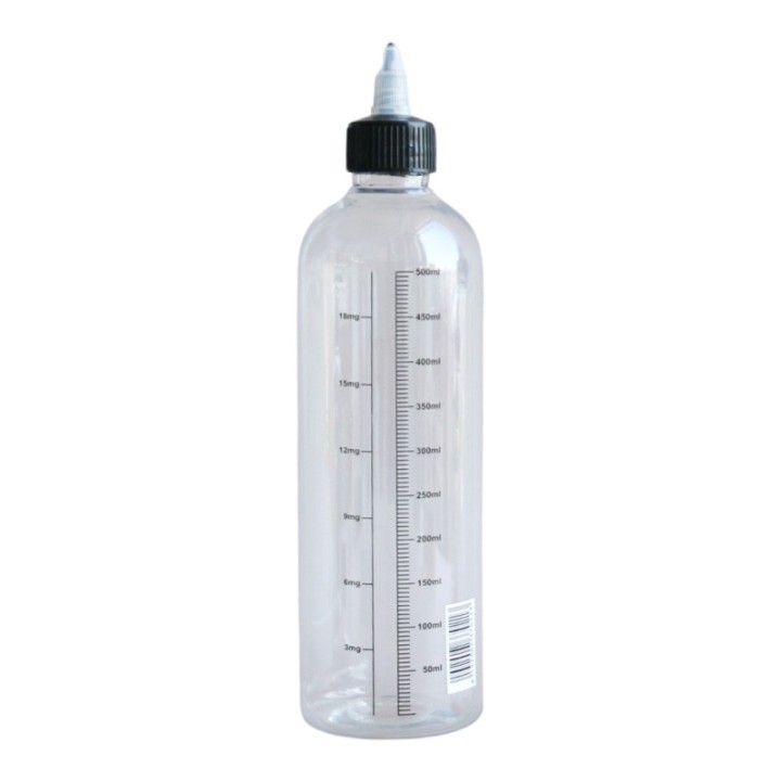 Flacon vide Twist gradué ML+MG 500 ml