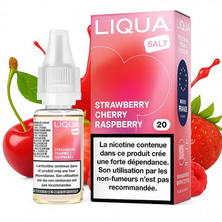 LIQUA Strawberry Cherry Raspberry aux sels de nicotine