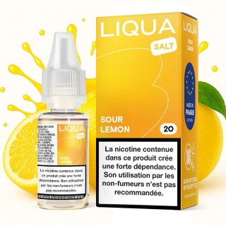 LIQUA Sour Lemon nicotine salt