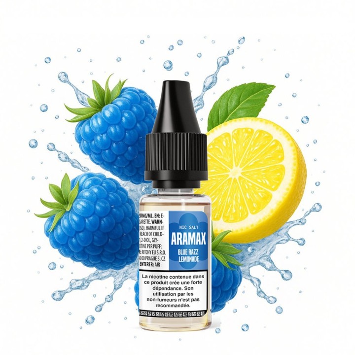 Aramax Blue Razz Lemonade aux sels de nicotine