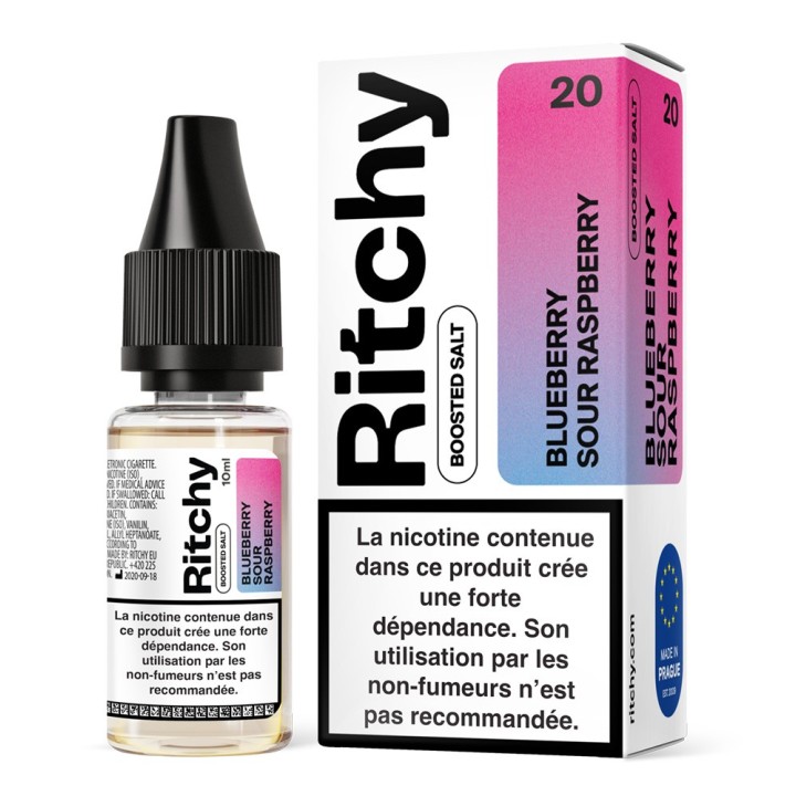 Ritchy Blueberry Sour Raspberry aux sels de nicotine