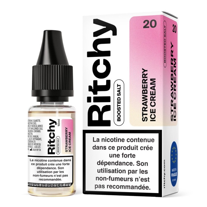 Ritchy Strawberry Ice Cream aux sels de nicotine