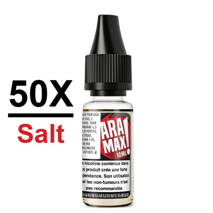 Aramax Booster SEL de nicotine 20 mg 50PG/50VG – Lot de 50