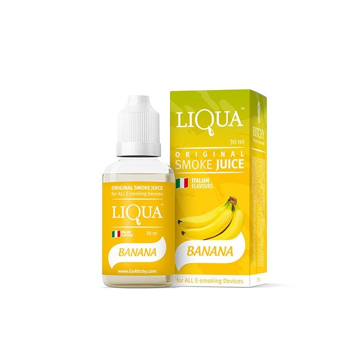 E-liquide LIQUA goût Banane Flacon 30 ml