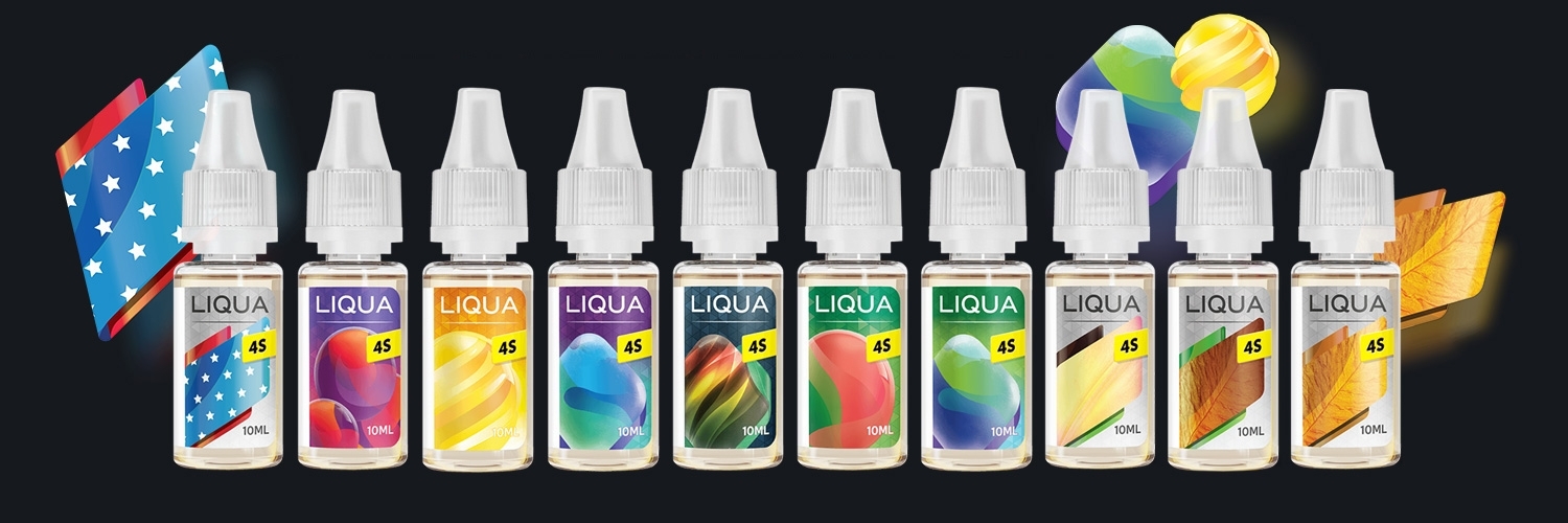 E-liquides Liqua 4S aux sels de nicotine