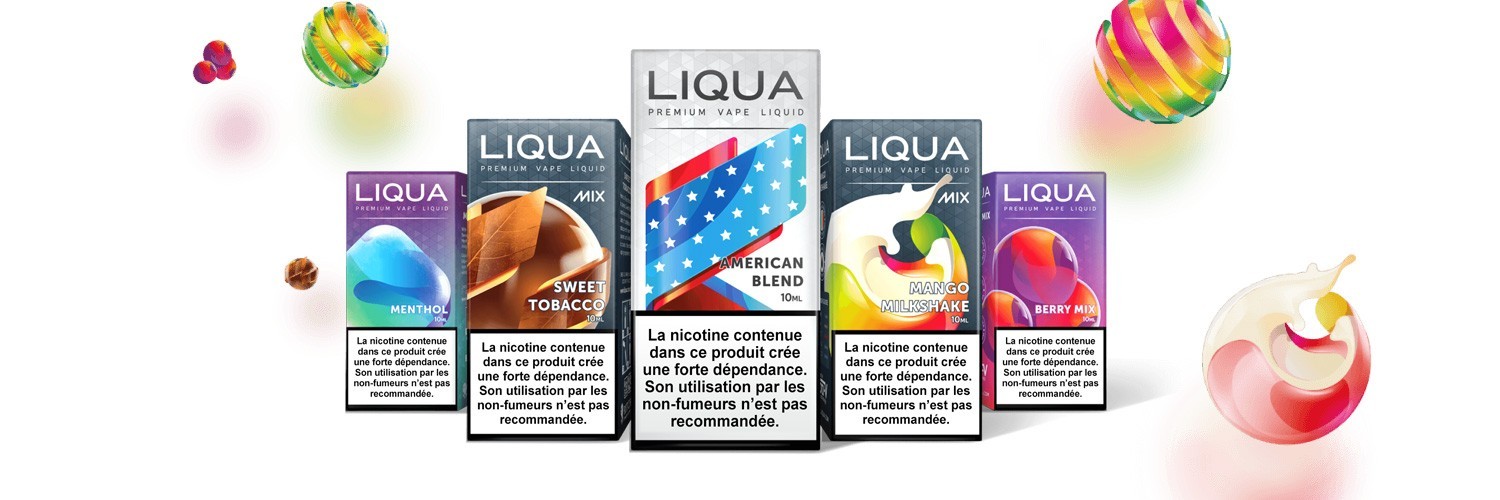LIQUA Toute notre gamme de e-liquides