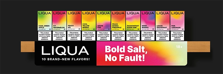 E-liquides Liqua aux sels de nicotine