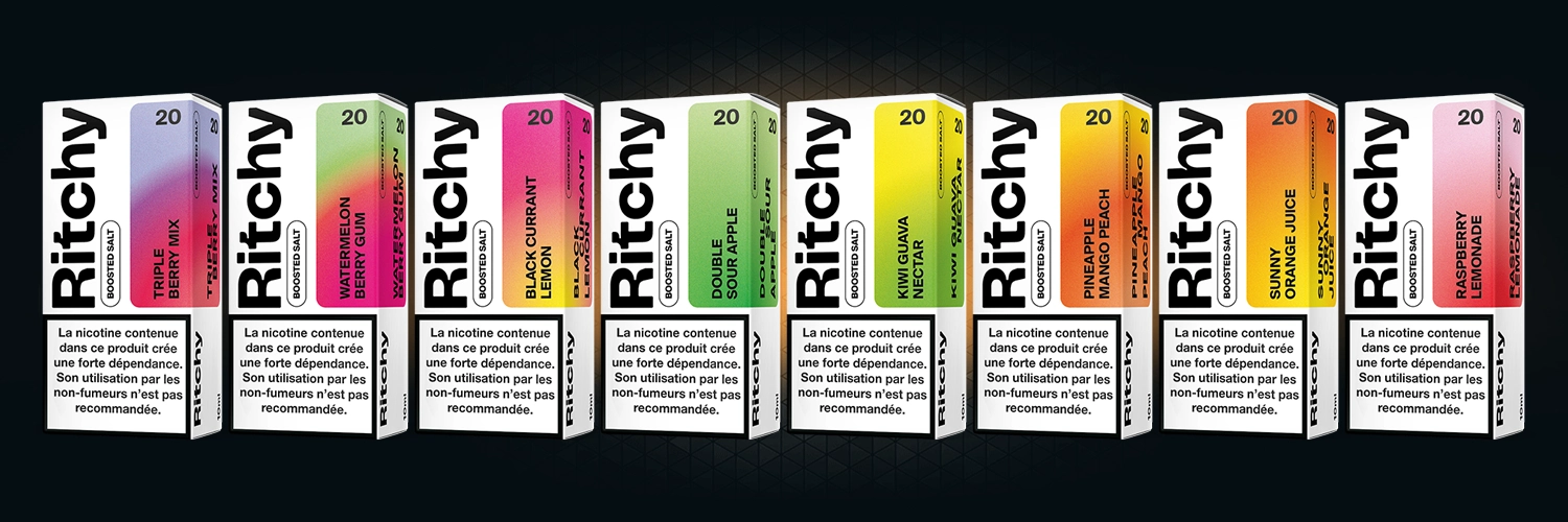 E-liquids Ritchy nicotine salt