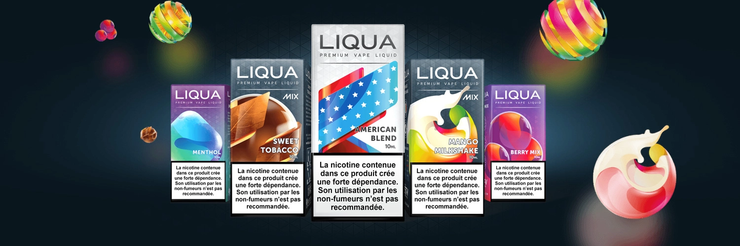 LIQUA Toute notre gamme de e-liquides